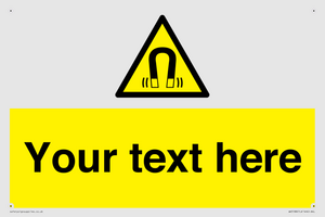 Custom Magnetic Field Sign